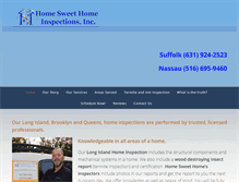 Tablet Screenshot of myhomeinspector.com
